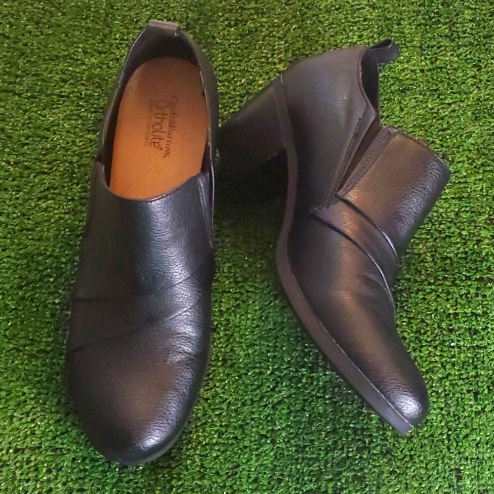 Croft Barrow Ortholite Comfort Ankle Booties  Elastic Sides for Easy Slip On 10